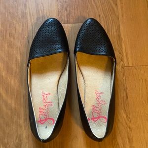 Jelly pop black flats size 10